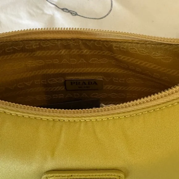 Prada Mustard Yellow Shoulder Bag - Picture 5 of 5